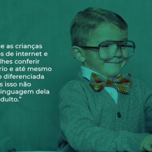 Linguagem infantil e adulta